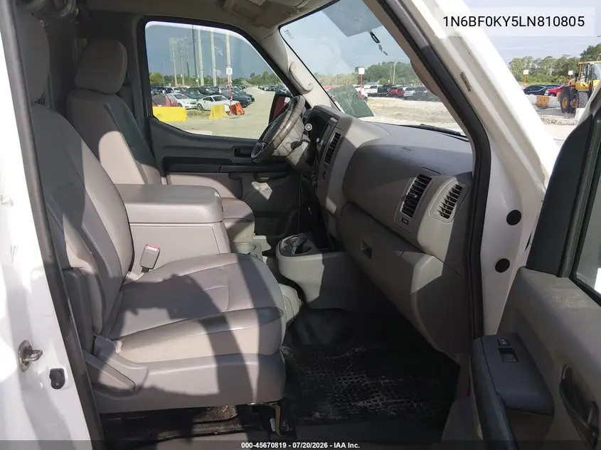 2020 Nissan Nv Cargo Nv2500 Hd Sv Standard Roof V6 VIN: 1N6BF0KY5LN810805 Lot: 45670819