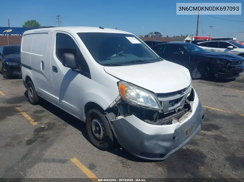 2013 Nissan Nv200 Sv VIN: 3N6CM0KN0DK697093 Lot: 45433203