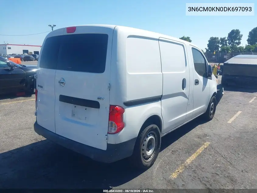 2013 Nissan Nv200 Sv VIN: 3N6CM0KN0DK697093 Lot: 45433203