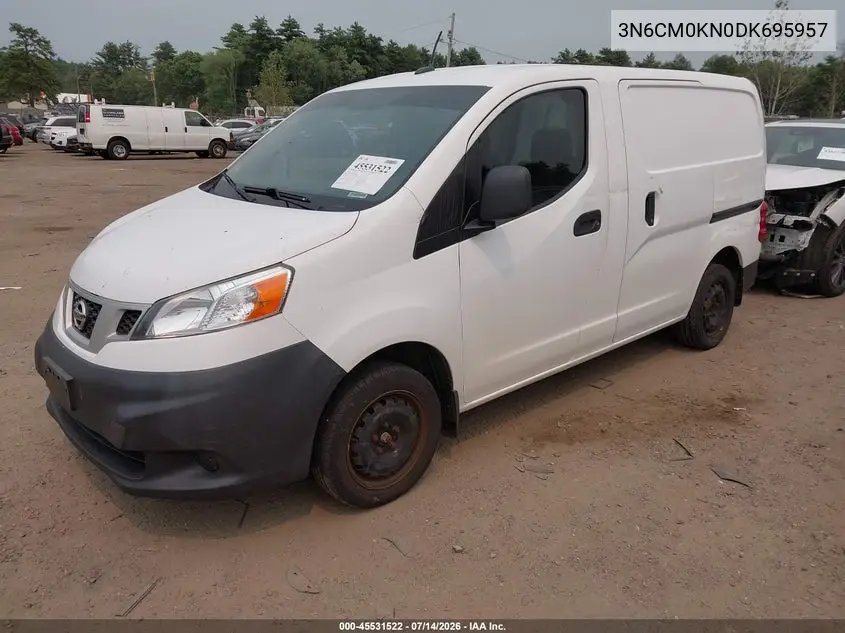 2013 Nissan Nv200 Sv VIN: 3N6CM0KN0DK695957 Lot: 45531522