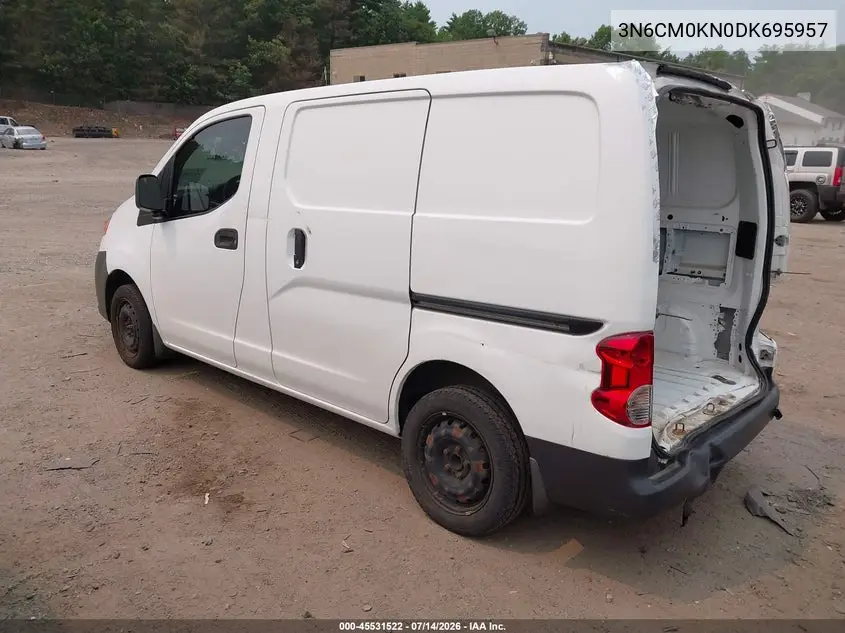 2013 Nissan Nv200 Sv VIN: 3N6CM0KN0DK695957 Lot: 45531522