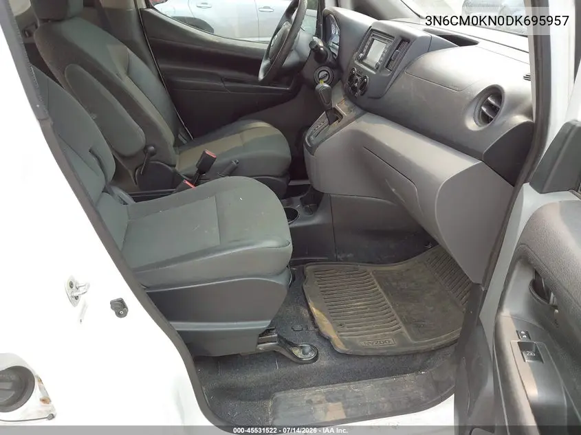 2013 Nissan Nv200 Sv VIN: 3N6CM0KN0DK695957 Lot: 45531522