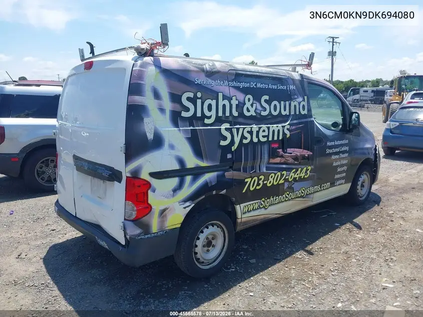 2013 Nissan Nv200 Sv VIN: 3N6CM0KN9DK694080 Lot: 45565578