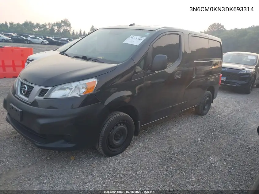 2013 Nissan Nv200 Sv VIN: 3N6CM0KN3DK693314 Lot: 45611889