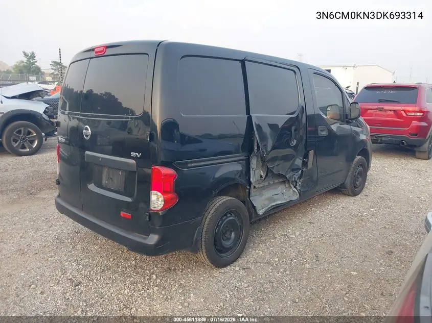 2013 Nissan Nv200 Sv VIN: 3N6CM0KN3DK693314 Lot: 45611889