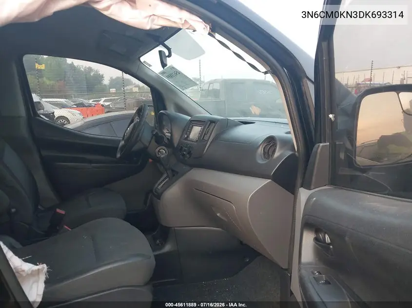 2013 Nissan Nv200 Sv VIN: 3N6CM0KN3DK693314 Lot: 45611889
