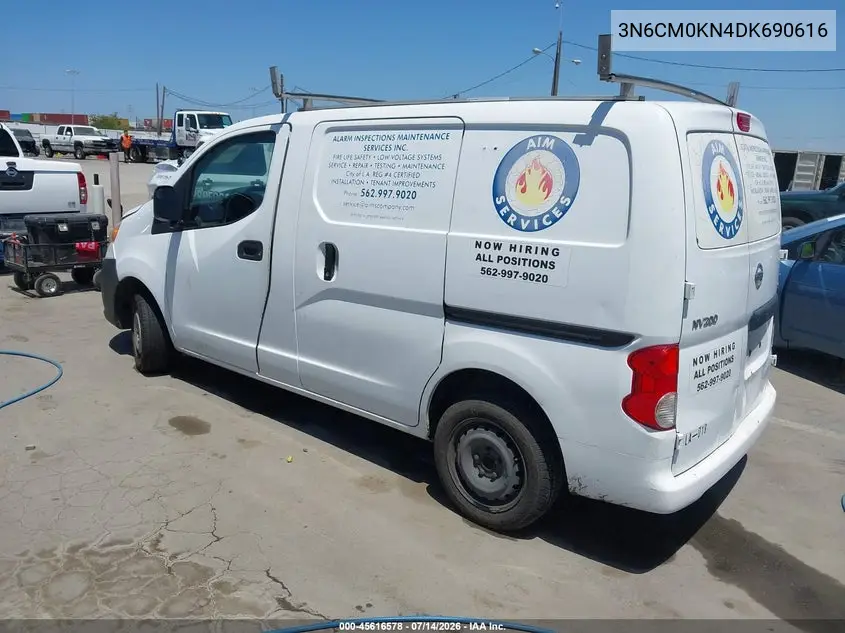 2013 Nissan Nv200 Sv VIN: 3N6CM0KN4DK690616 Lot: 45616578