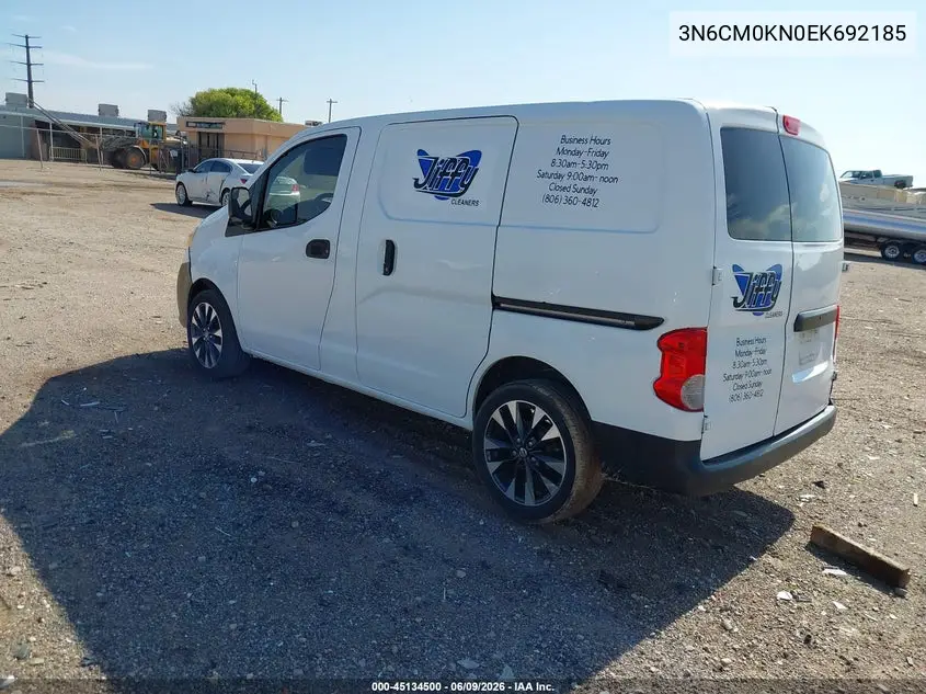 3N6CM0KN0EK692185 2014 Nissan Nv200 S