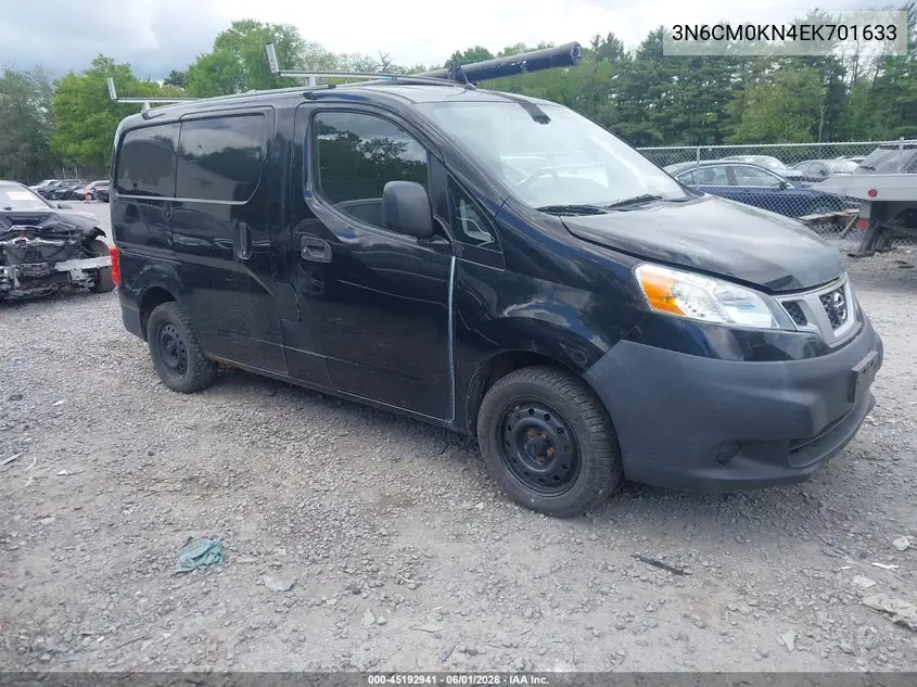 2014 Nissan Nv200 S VIN: 3N6CM0KN4EK701633 Lot: 45192941