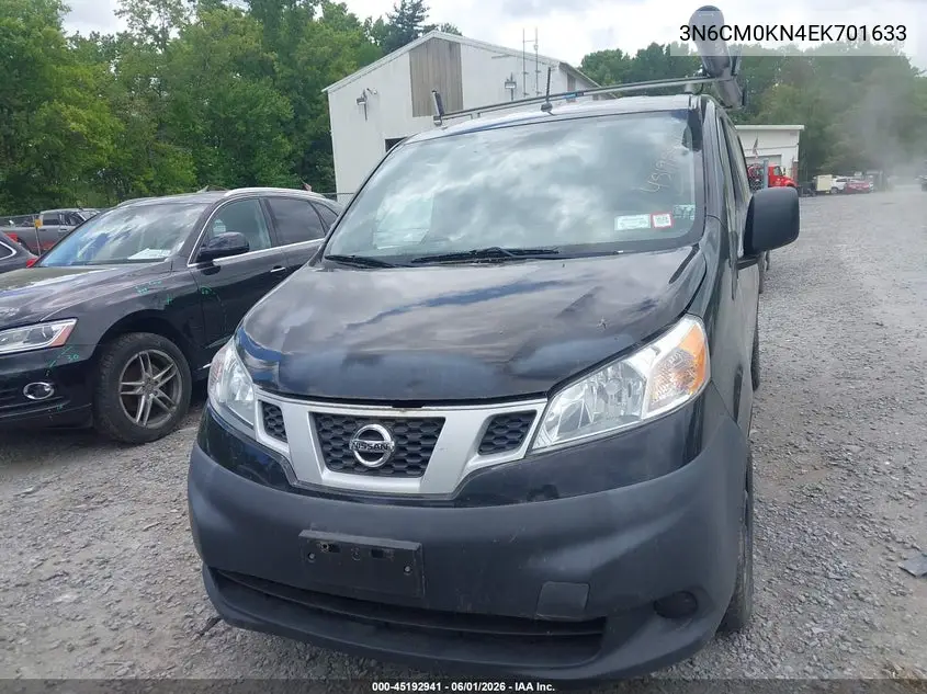 2014 Nissan Nv200 S VIN: 3N6CM0KN4EK701633 Lot: 45192941