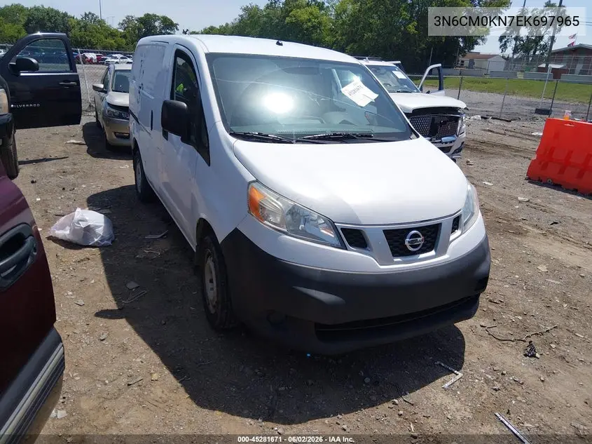 2014 Nissan Nv200 Sv VIN: 3N6CM0KN7EK697965 Lot: 45281671