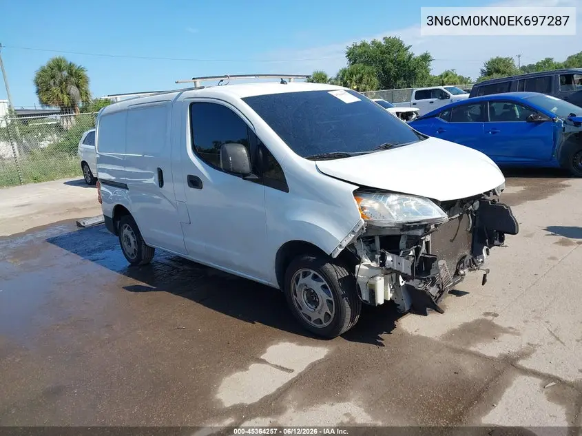 2014 Nissan Nv200 S/Sv VIN: 3N6CM0KN0EK697287 Lot: 45364257