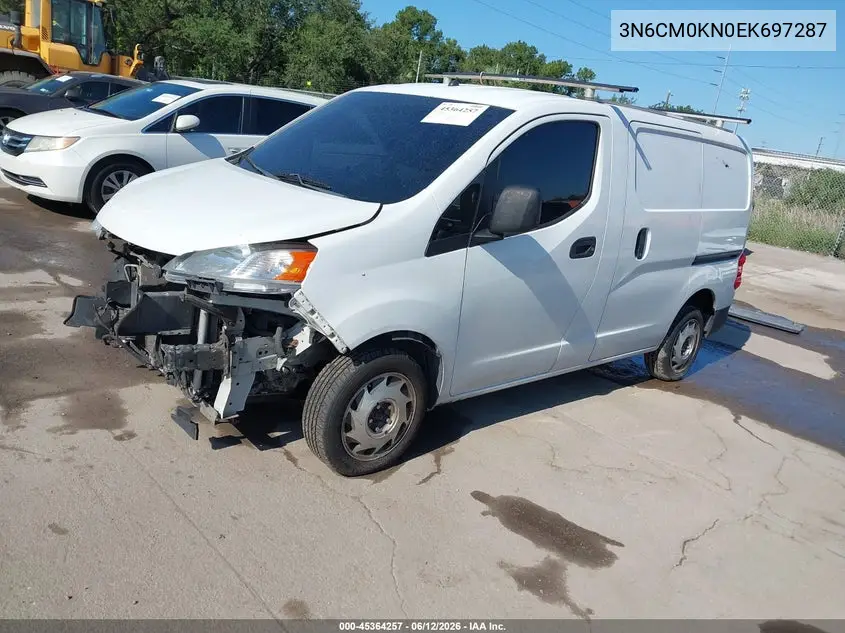 2014 Nissan Nv200 S/Sv VIN: 3N6CM0KN0EK697287 Lot: 45364257