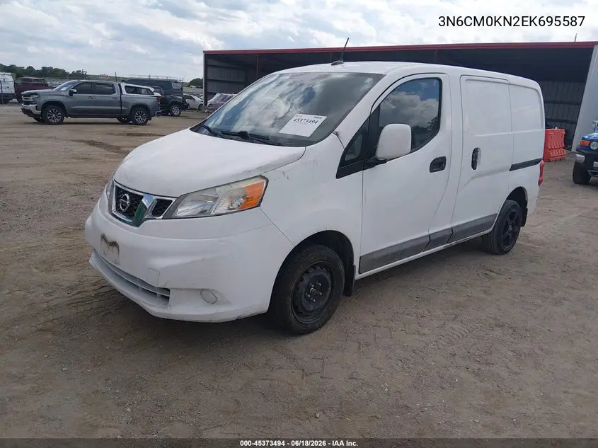 2014 Nissan Nv200 Sv VIN: 3N6CM0KN2EK695587 Lot: 45373494