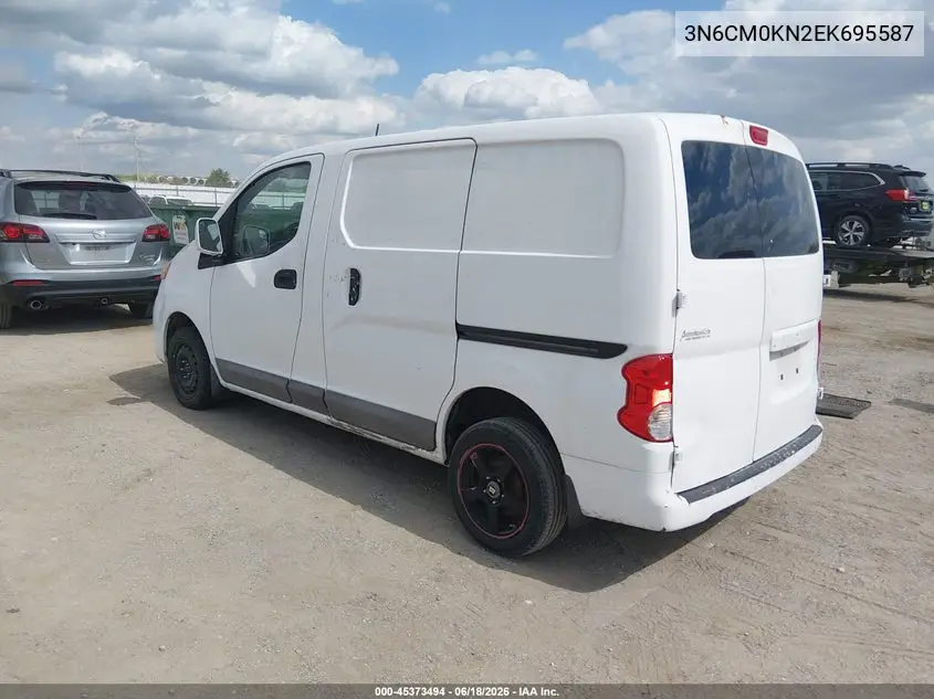 2014 Nissan Nv200 Sv VIN: 3N6CM0KN2EK695587 Lot: 45373494
