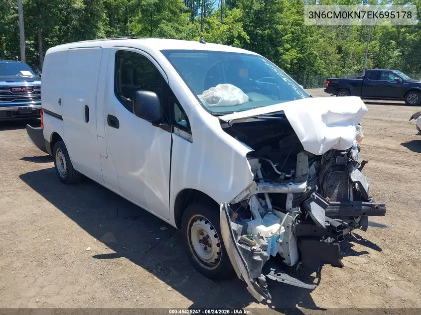 2014 Nissan Nv200 S VIN: 3N6CM0KN7EK695178 Lot: 45425247