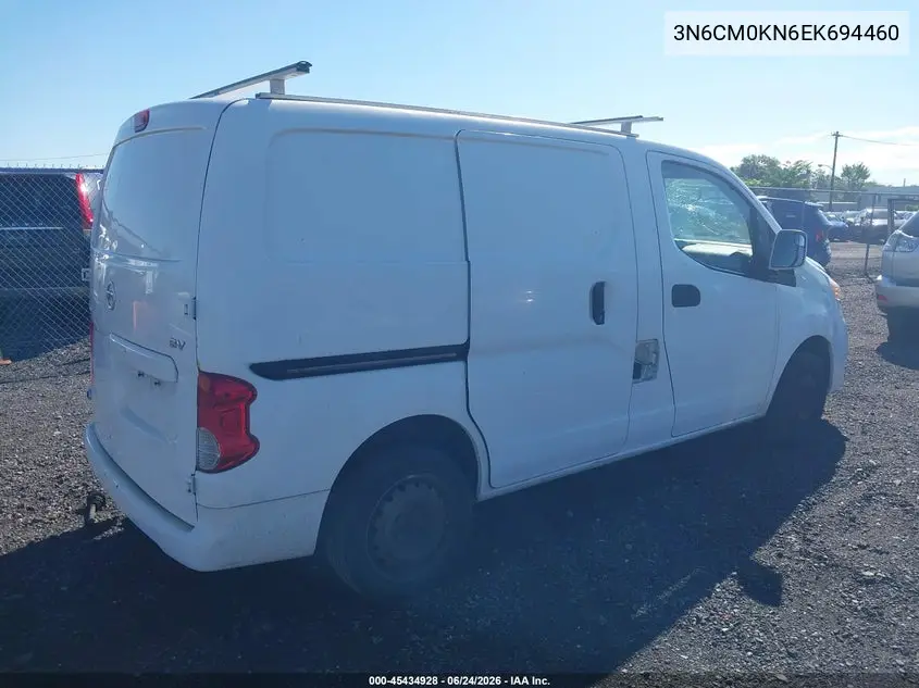 2014 Nissan Nv200 Sv VIN: 3N6CM0KN6EK694460 Lot: 45434928