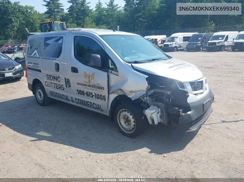 2014 Nissan Nv200 S VIN: 3N6CM0KNXEK699340 Lot: 45503030