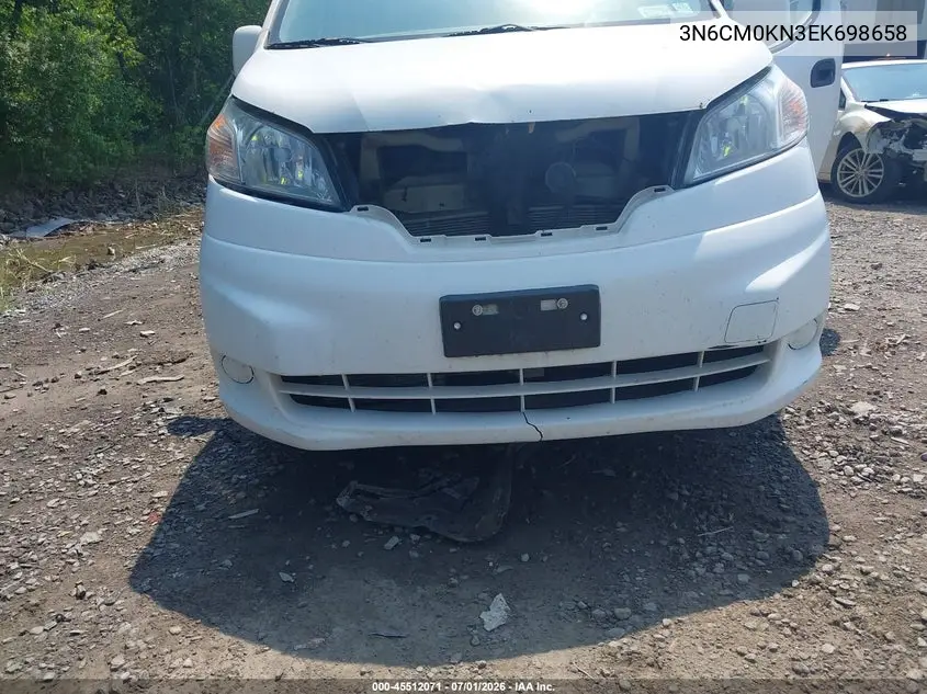 2014 Nissan Nv200 Sv VIN: 3N6CM0KN3EK698658 Lot: 45512071