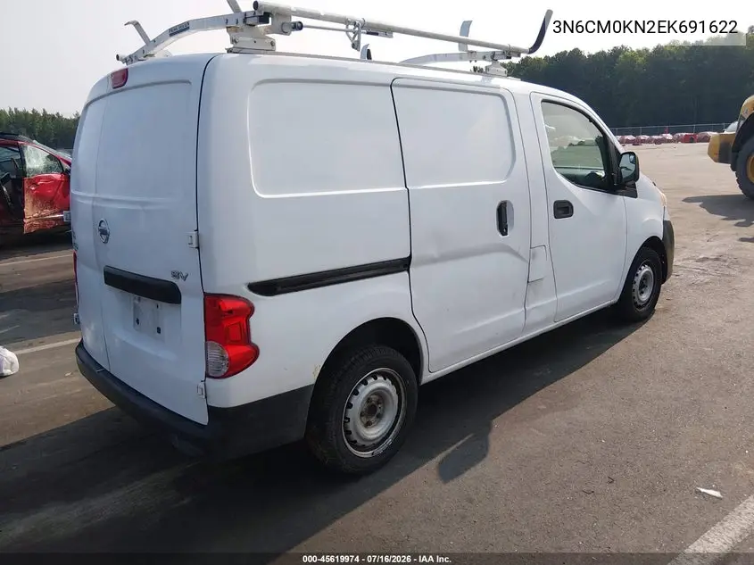 2014 Nissan Nv200 Sv VIN: 3N6CM0KN2EK691622 Lot: 45619974