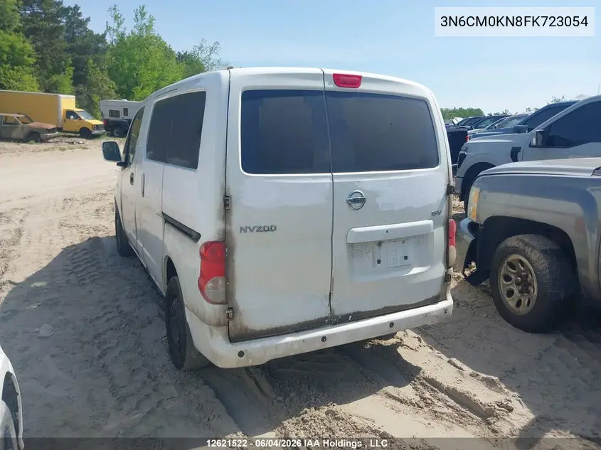 2015 Nissan Nv200 2.5S/2.5Sv VIN: 3N6CM0KN8FK723054 Lot: 12621522