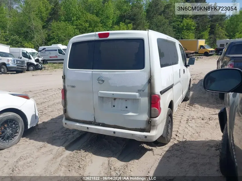 2015 Nissan Nv200 2.5S/2.5Sv VIN: 3N6CM0KN8FK723054 Lot: 12621522