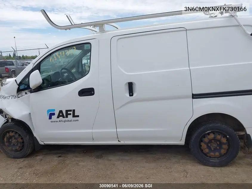 2015 Nissan Nv200 2.5S/2.5Sv VIN: 3N6CM0KNXFK730166 Lot: 30090541