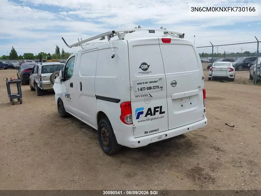 2015 Nissan Nv200 2.5S/2.5Sv VIN: 3N6CM0KNXFK730166 Lot: 30090541