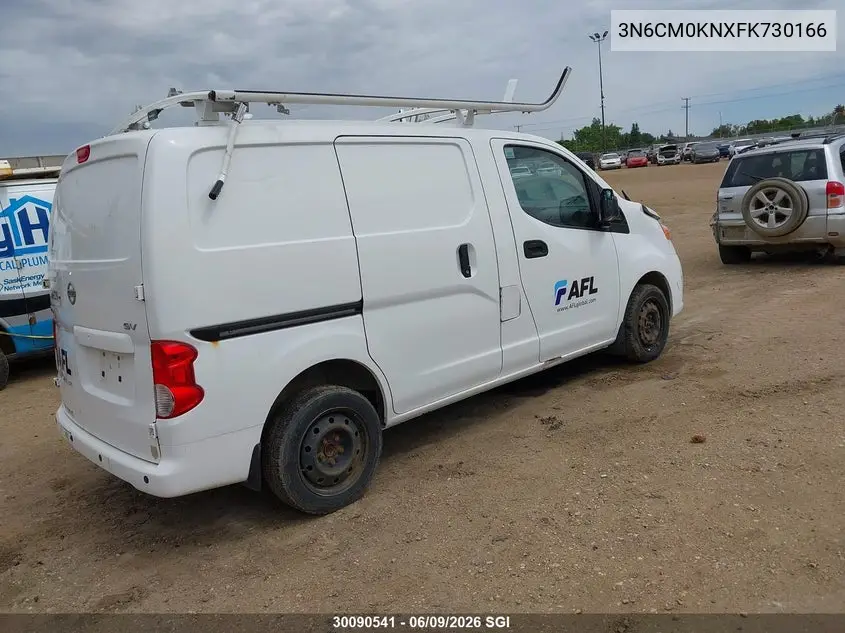 2015 Nissan Nv200 2.5S/2.5Sv VIN: 3N6CM0KNXFK730166 Lot: 30090541