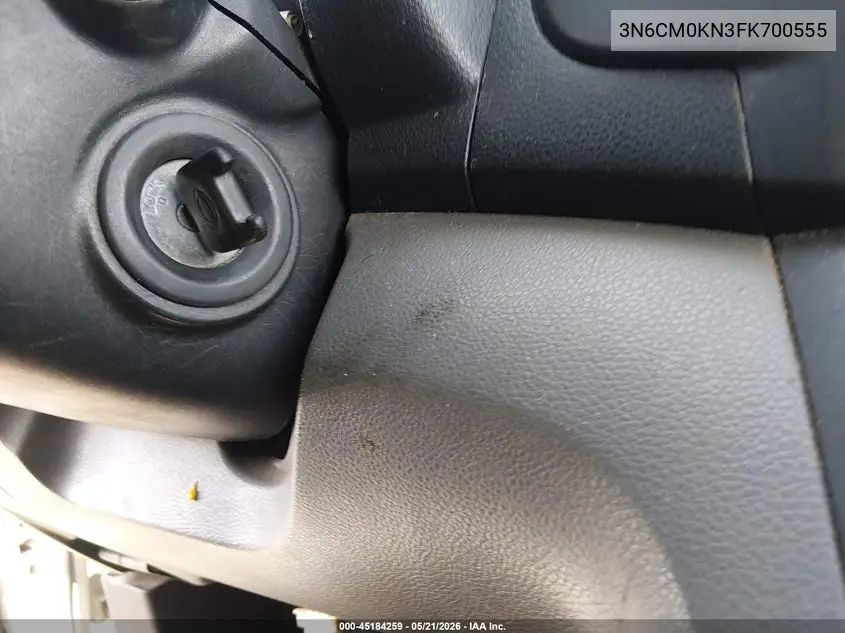 2015 Nissan Nv200 S/Sv VIN: 3N6CM0KN3FK700555 Lot: 45184259