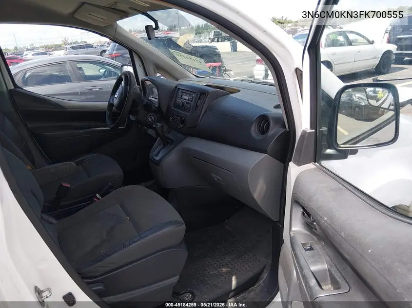 2015 Nissan Nv200 S/Sv VIN: 3N6CM0KN3FK700555 Lot: 45184259