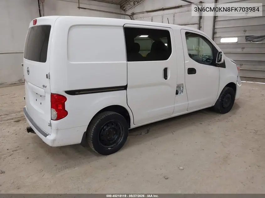 2015 Nissan Nv200 Sv VIN: 3N6CM0KN8FK703984 Lot: 45218119