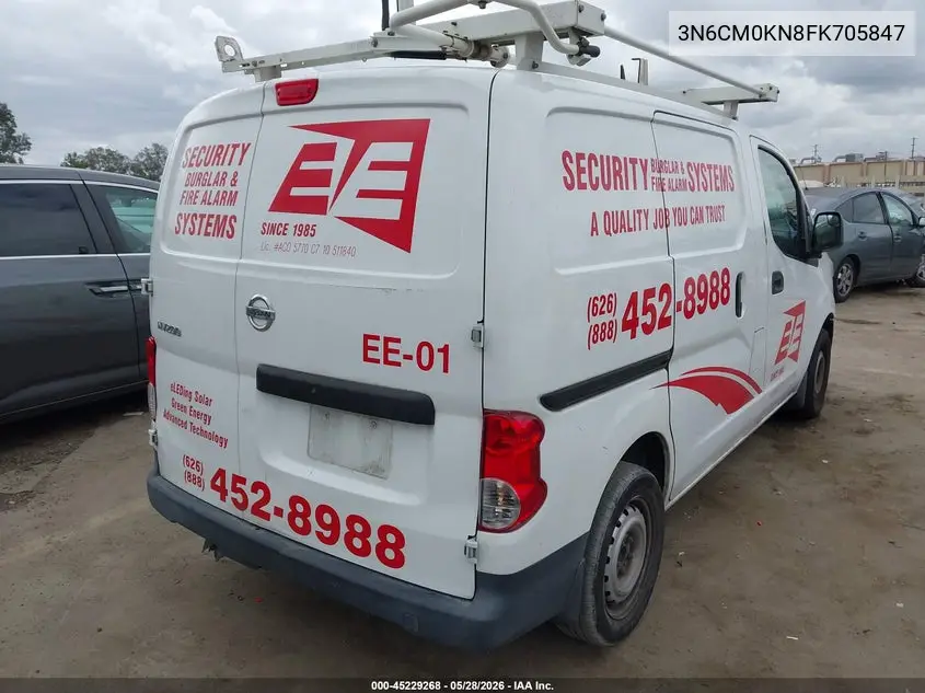 2015 Nissan Nv200 S VIN: 3N6CM0KN8FK705847 Lot: 45229268