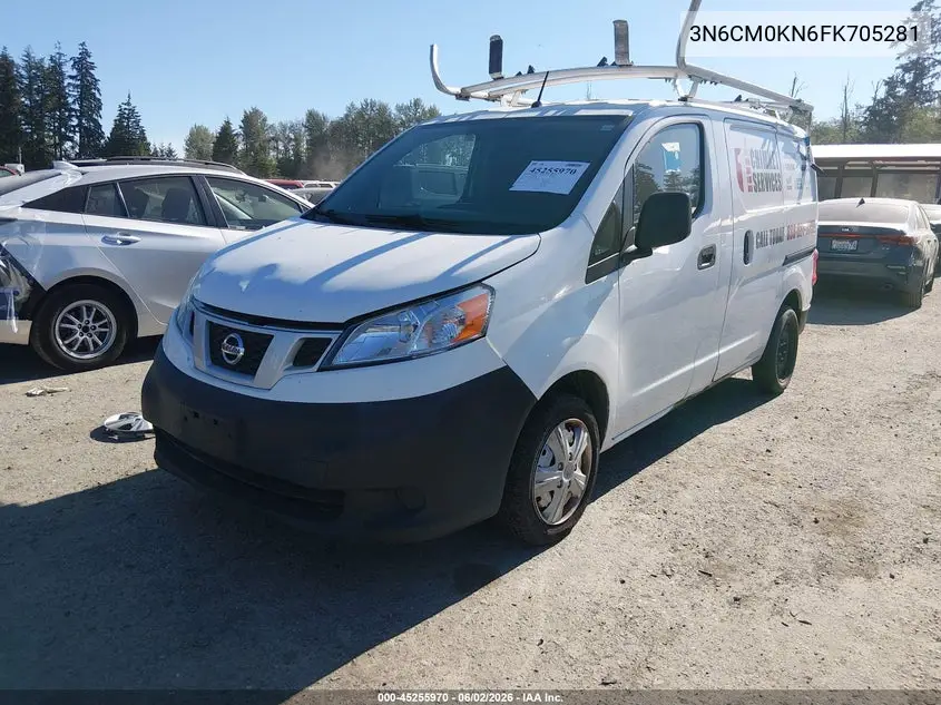 2015 Nissan Nv200 S/Sv VIN: 3N6CM0KN6FK705281 Lot: 45255970