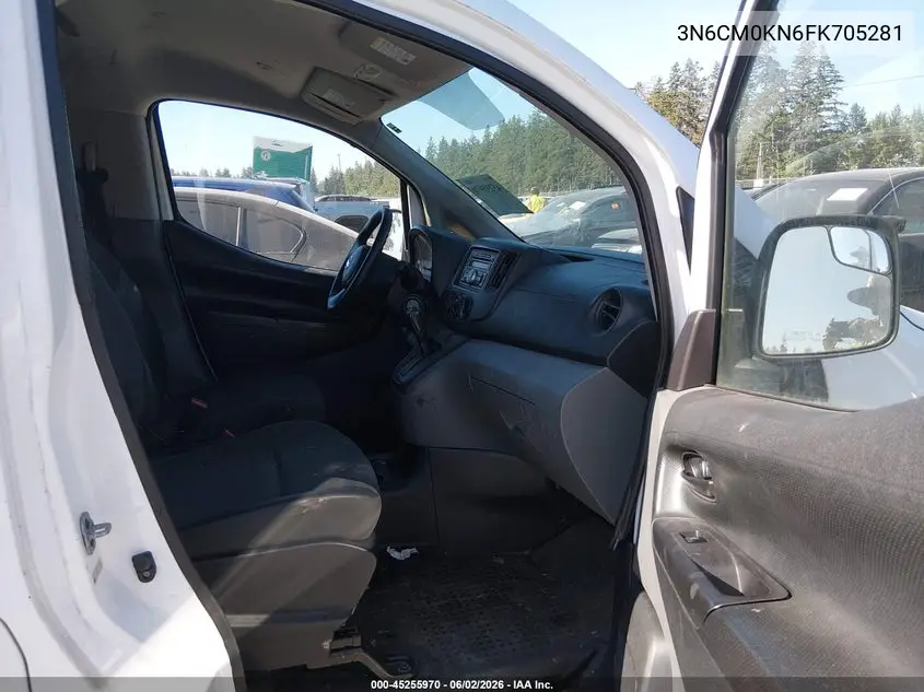 2015 Nissan Nv200 S/Sv VIN: 3N6CM0KN6FK705281 Lot: 45255970