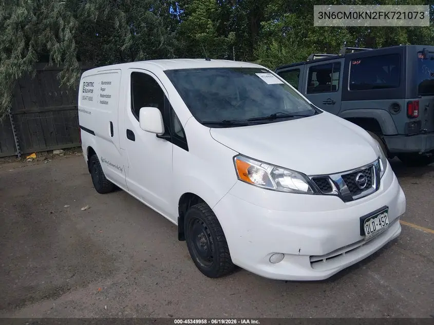 2015 Nissan Nv200 S/Sv VIN: 3N6CM0KN2FK721073 Lot: 45349958