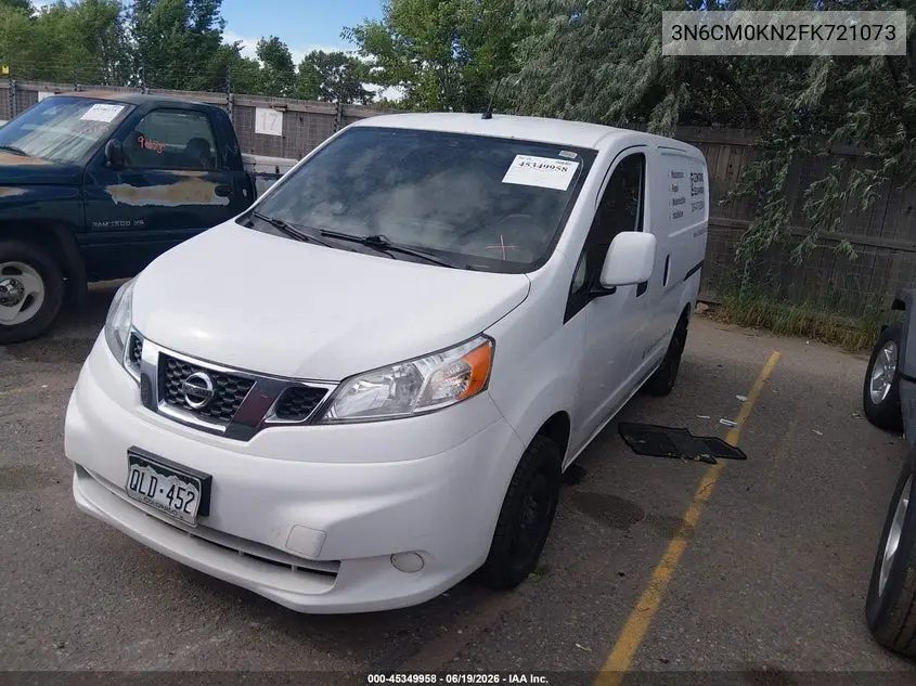 2015 Nissan Nv200 S/Sv VIN: 3N6CM0KN2FK721073 Lot: 45349958