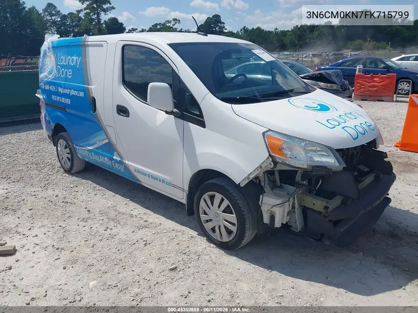 2015 Nissan Nv200 Sv VIN: 3N6CM0KN7FK715799 Lot: 45352689
