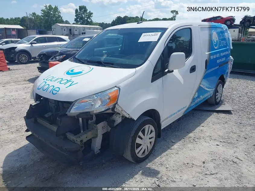 2015 Nissan Nv200 Sv VIN: 3N6CM0KN7FK715799 Lot: 45352689