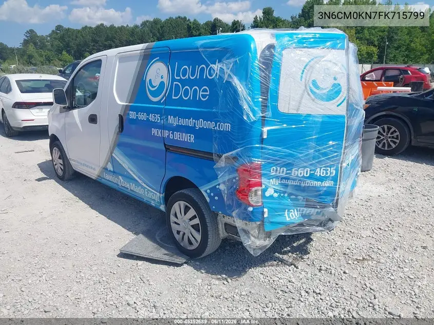 2015 Nissan Nv200 Sv VIN: 3N6CM0KN7FK715799 Lot: 45352689