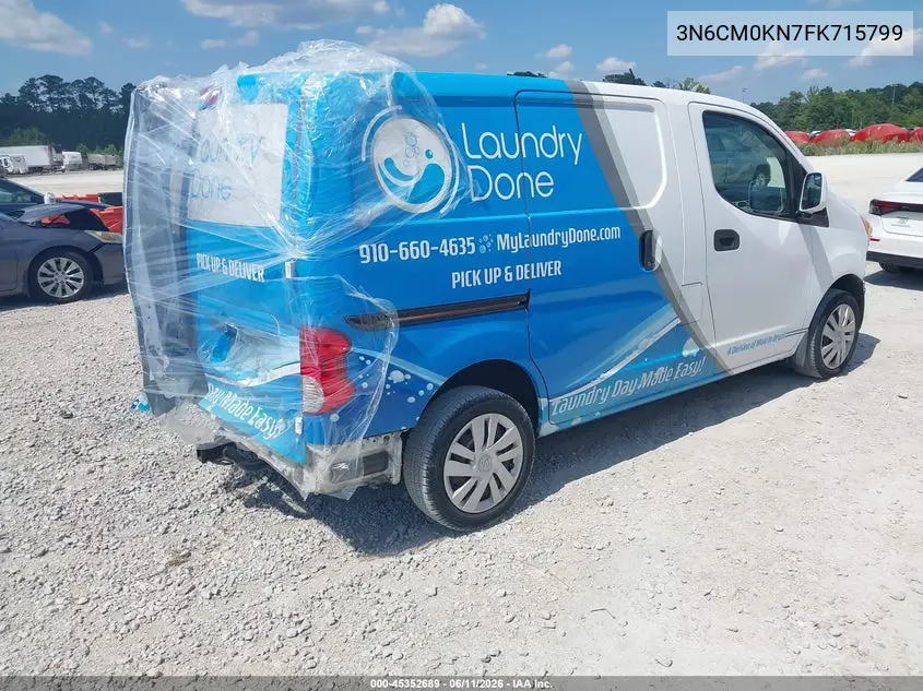 2015 Nissan Nv200 Sv VIN: 3N6CM0KN7FK715799 Lot: 45352689