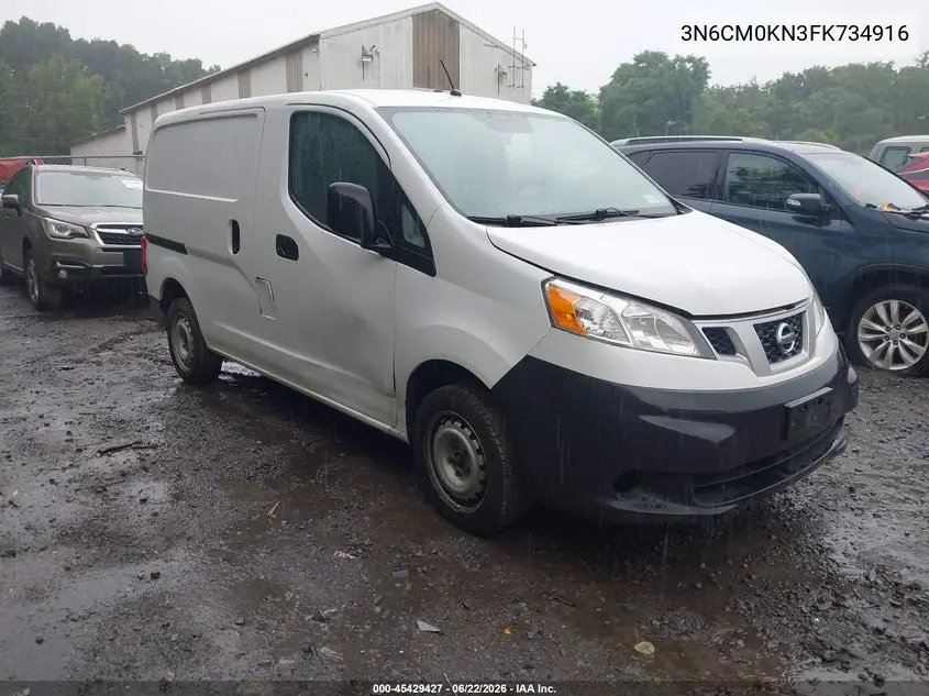 2015 Nissan Nv200 S VIN: 3N6CM0KN3FK734916 Lot: 45429427