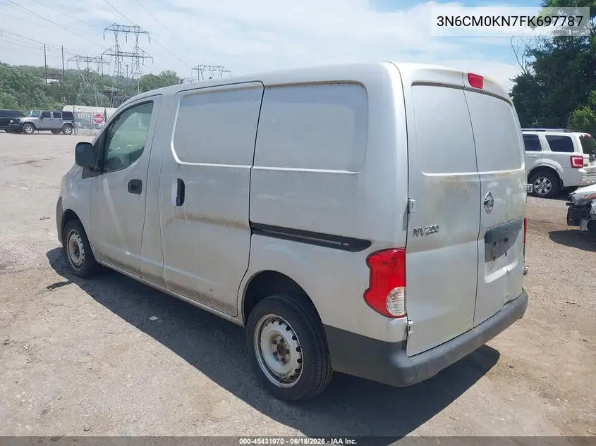 2015 Nissan Nv200 S VIN: 3N6CM0KN7FK697787 Lot: 45431070