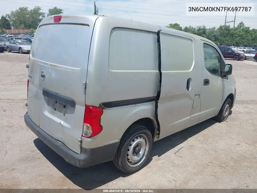 2015 Nissan Nv200 S VIN: 3N6CM0KN7FK697787 Lot: 45431070