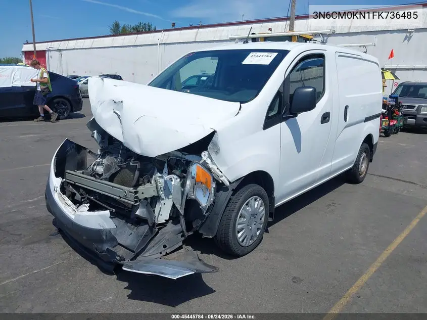 2015 Nissan Nv200 S VIN: 3N6CM0KN1FK736485 Lot: 45445784