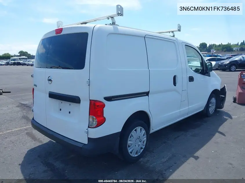 2015 Nissan Nv200 S VIN: 3N6CM0KN1FK736485 Lot: 45445784