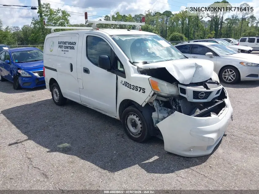 2015 Nissan Nv200 S/Sv VIN: 3N6CM0KN1FK716415 Lot: 45536822