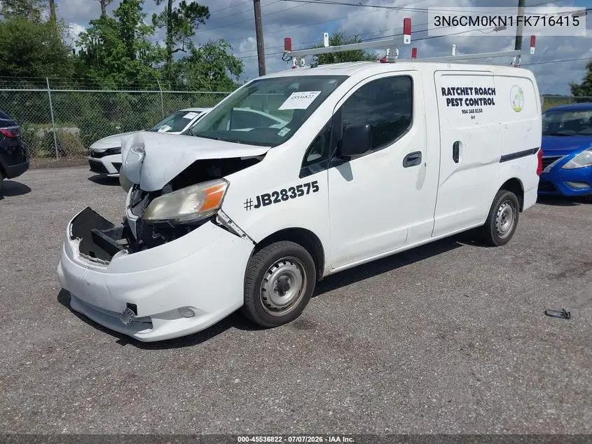 2015 Nissan Nv200 S/Sv VIN: 3N6CM0KN1FK716415 Lot: 45536822