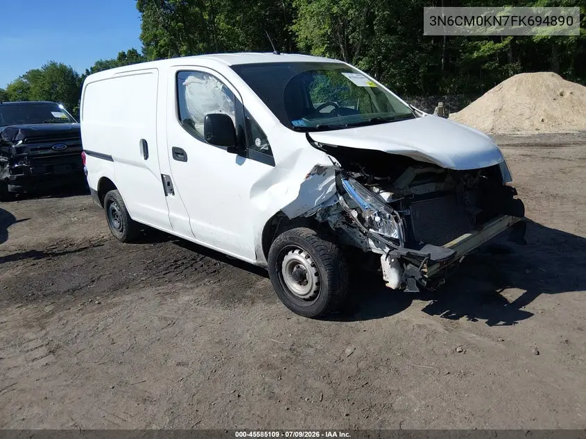 2015 Nissan Nv200 Sv VIN: 3N6CM0KN7FK694890 Lot: 45585109