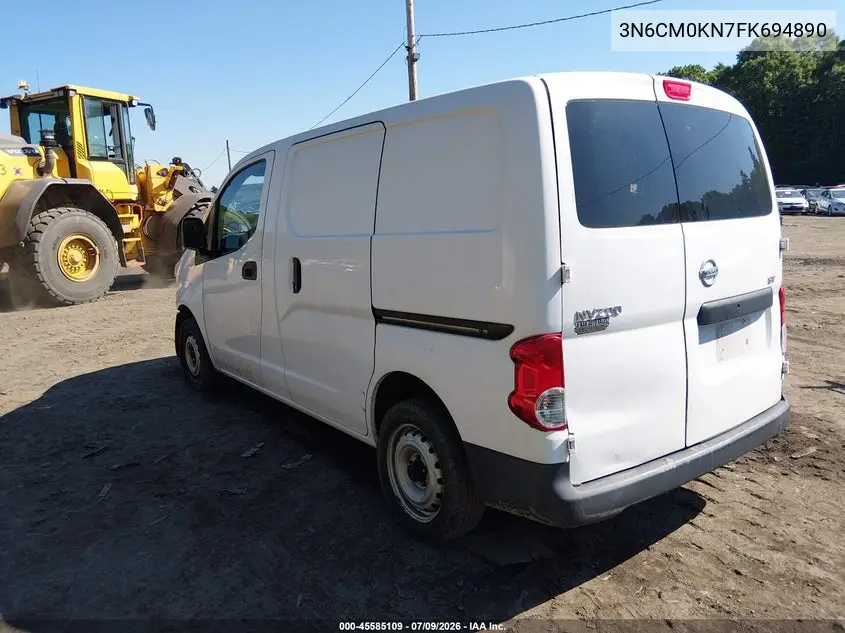 2015 Nissan Nv200 Sv VIN: 3N6CM0KN7FK694890 Lot: 45585109